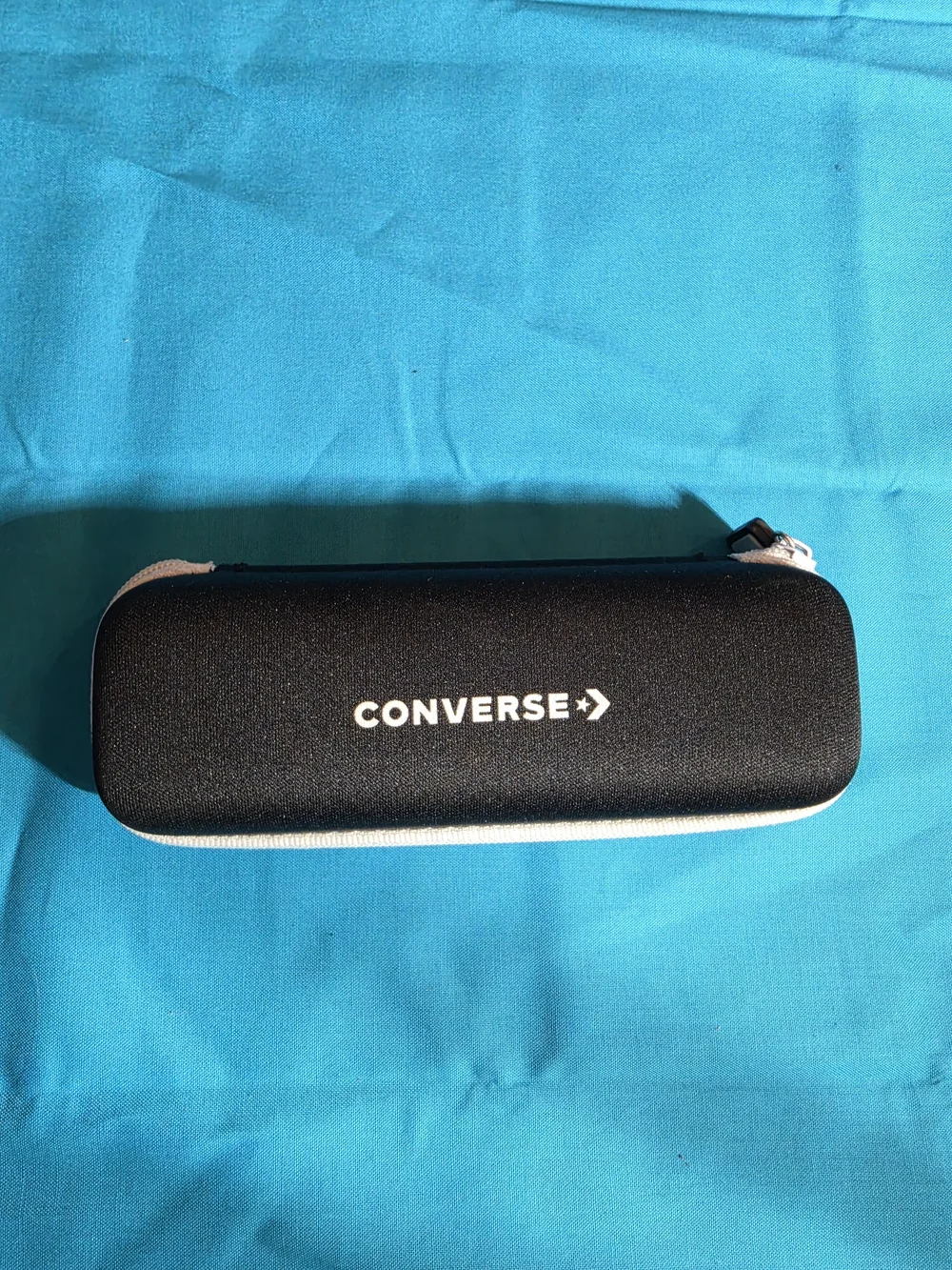 Converse Black and White Zip Eyewear Case